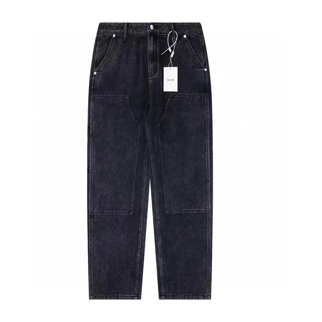 Dior Cargo Jeans Dark Wash