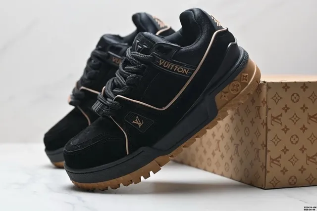 Louis Vuitton LV Trainer Monogram Suede