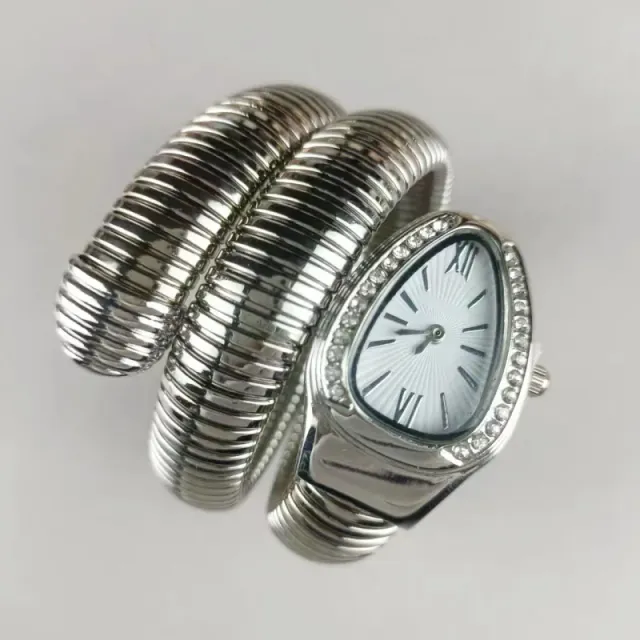 Bulgari Serpenti Tubogas Coil with Crystal Bezel