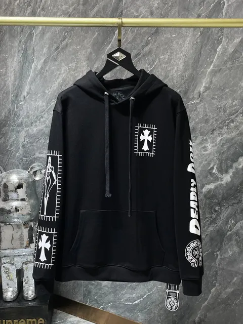 Chrome Hearts Hoodie Deadly Doll Print
