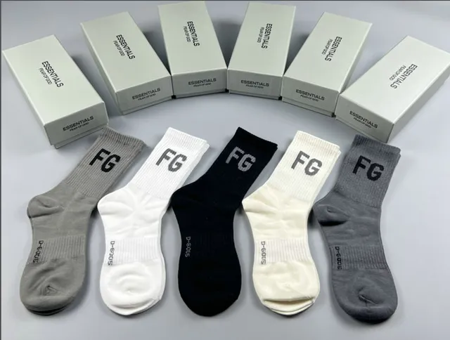 Fear of God Essentials Crew Socks FG Logo