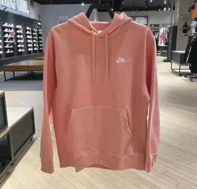 Nike Club Fleece Hoodie Soft Pink