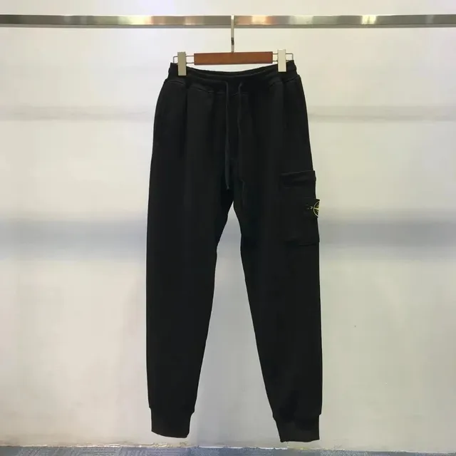Stone Island Cargo Joggers Black with Compass Patch