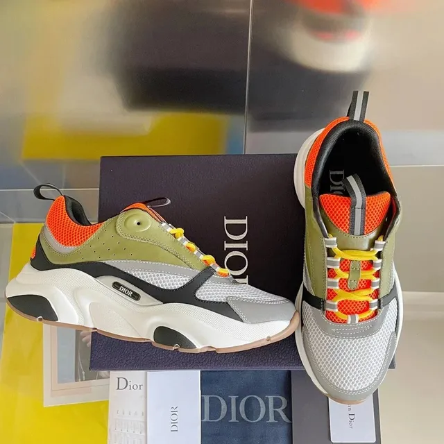 Dior B22 Olive Green Orange