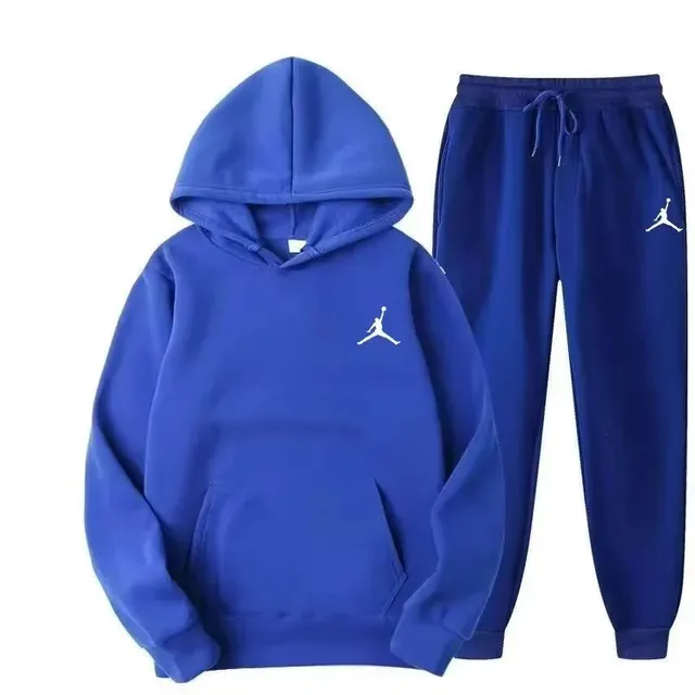 Jordan Hoodie and Joggers Set Royal Blue