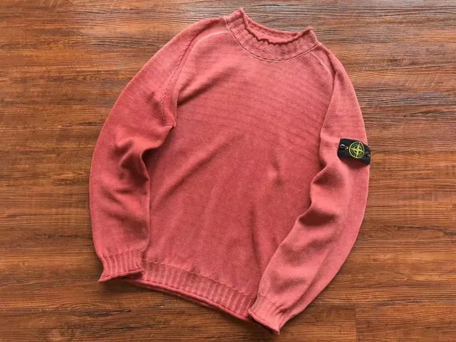 Stone Island Knit Sweater Crew Neck with Compass Patch