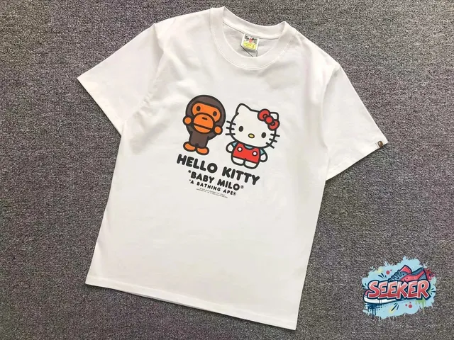 BAPE Hello Kitty x Baby Milo Tee Collaboration Graphic