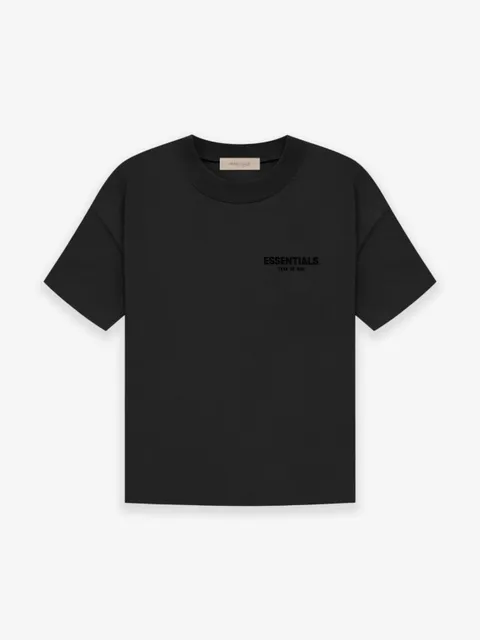 Fear of God Essentials Logo Tee Black