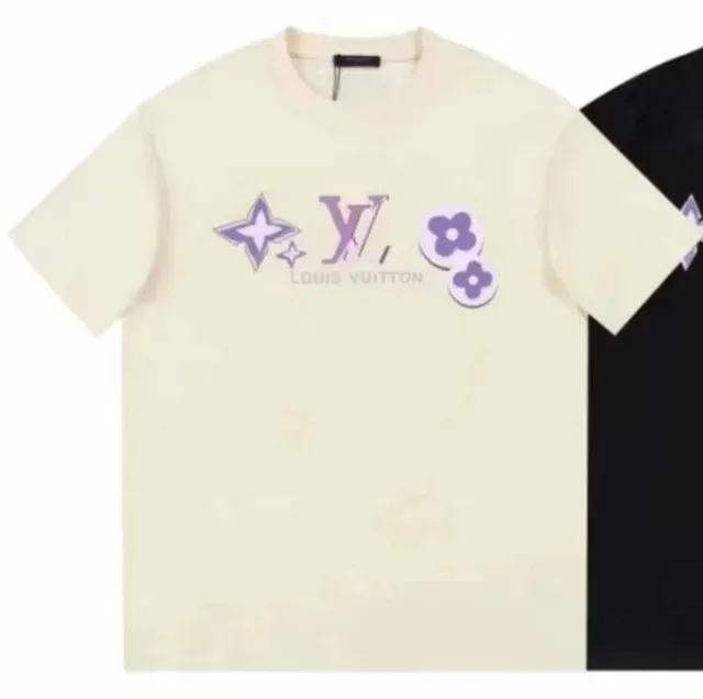 Louis Vuitton Graphic T-Shirt Floral Star Logo