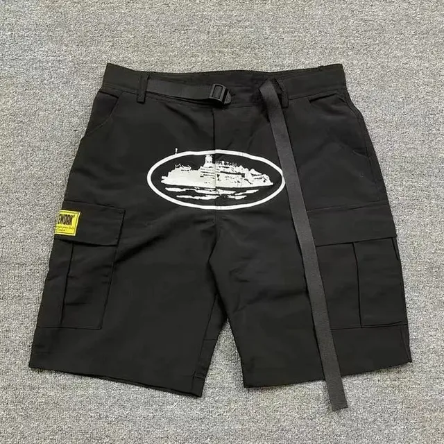 Corteiz Cargo Shorts Ship Logo