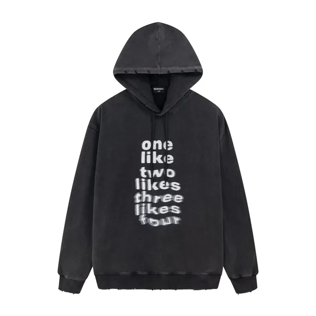 Balenciaga Hoodie One Like Two Likes Three Likes Four