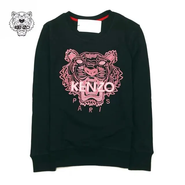 Kenzo Tiger Sweatshirt Embroidered Tiger Logo