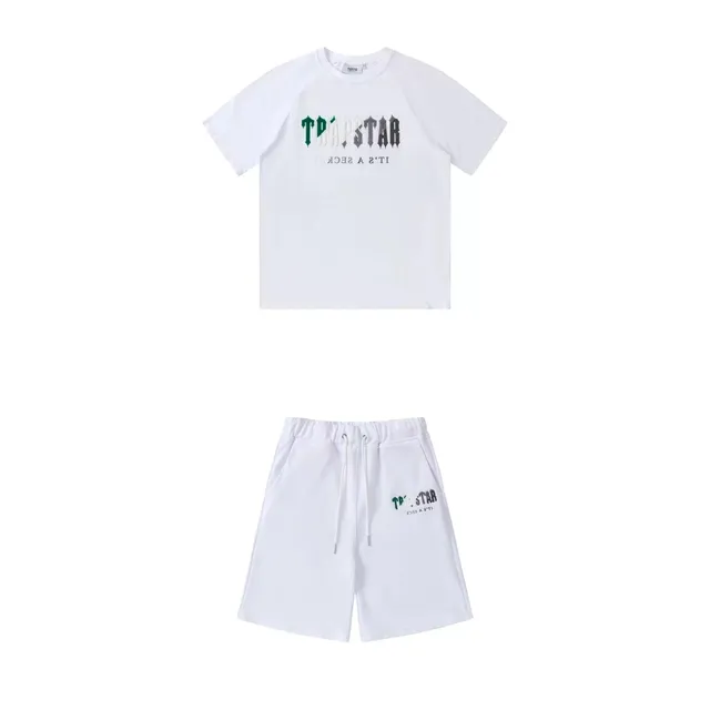 Corteiz Raglan Tee & Shorts Set TRAPSTAR Logo