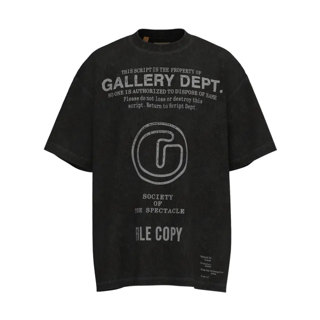 Gallery Dept. Script Tee File Copy