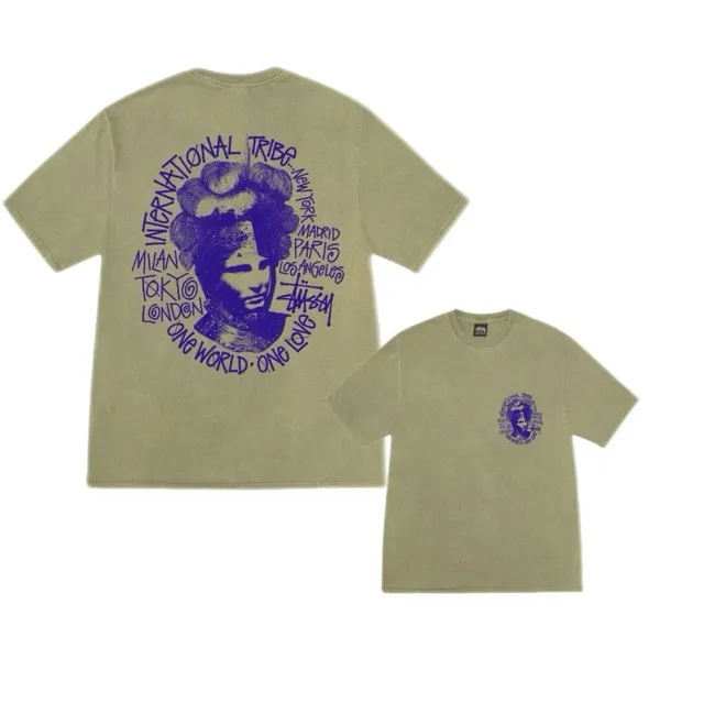 Stüssy International Tribe Tee Purple Graphic