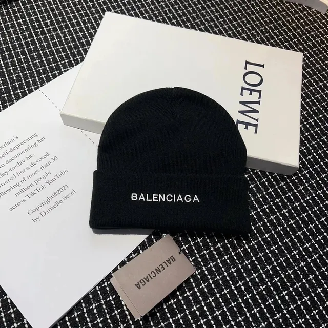 Balenciaga Beanie Logo Embroidered