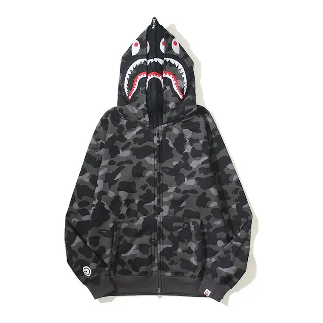 BAPE Shark Hoodie Camouflage
