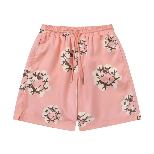 Denim Tears Cotton Flower Print Shorts Floral Cotton