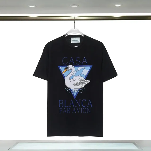 Casablanca Swan Graphic Tee Casa Blanca Par Avion