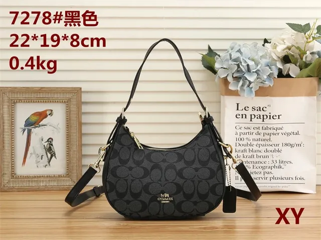 Coach Hobo Bag Signature Canvas