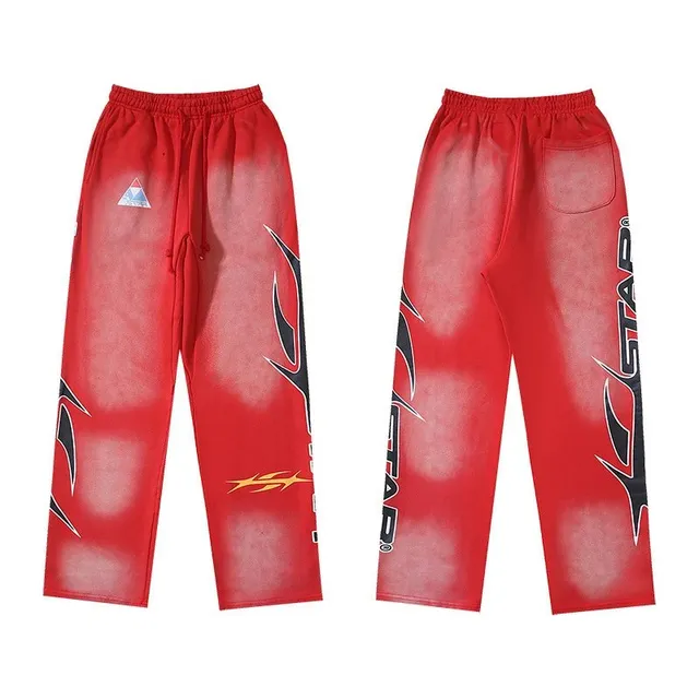 Hellstar Track Pants Flame Print
