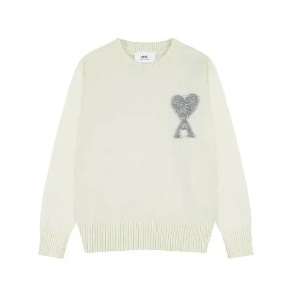 Amiri Knit Sweater Heart Logo