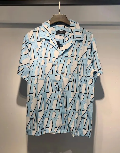 Logo Print Shirt All-Over AMIRI Logo
