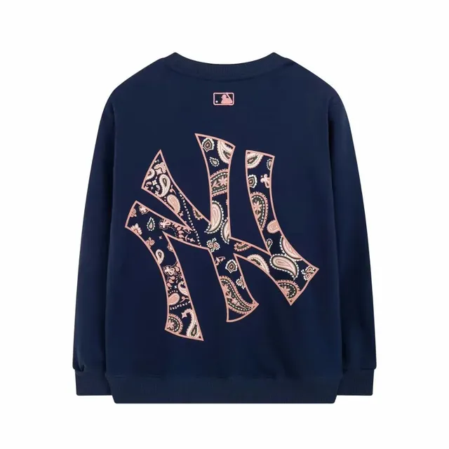 MLB Crewneck Sweatshirt Paisley NY Logo