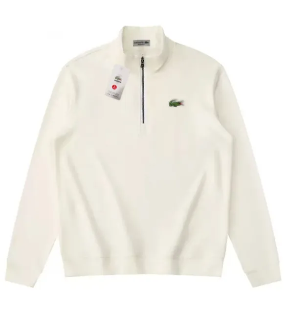 Lacoste Quarter-Zip Sweatshirt Classic Croc Logo