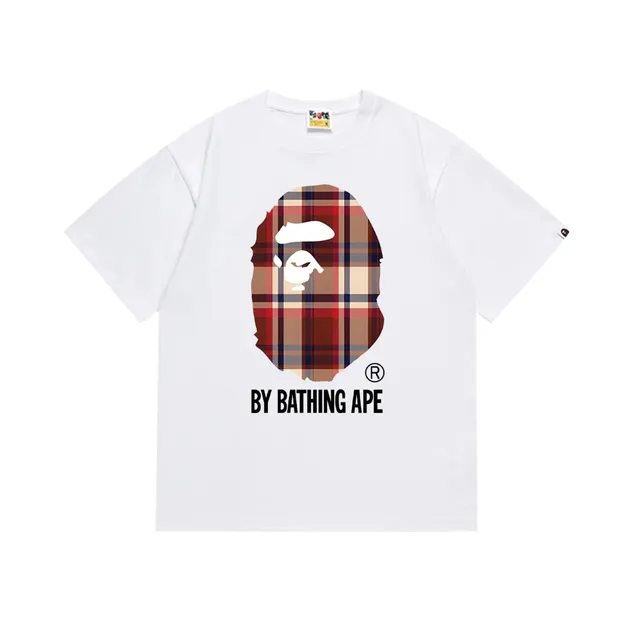 BAPE Ape Head Tee Plaid Ape Head