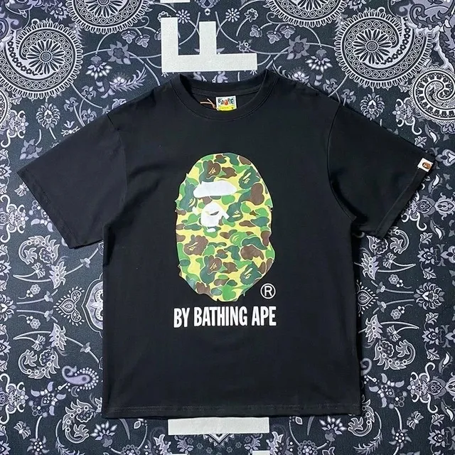 BAPE Shark Tee Camo Ape Head