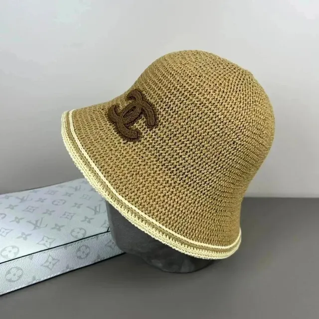 Chanel Bucket Hat Crochet with CC Logo