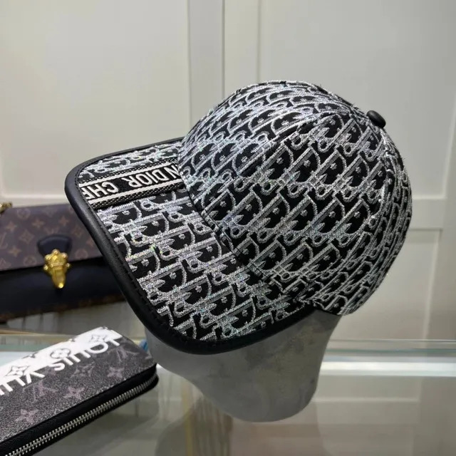 Dior Baseball Cap Oblique Logo Jacquard