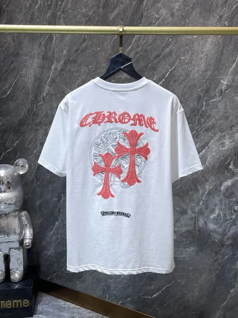 Chrome Hearts Cross Logo Tee Embroidered Cross