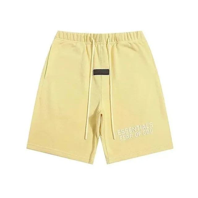 Fear of God Essentials Essentials Shorts Logo Print Beige