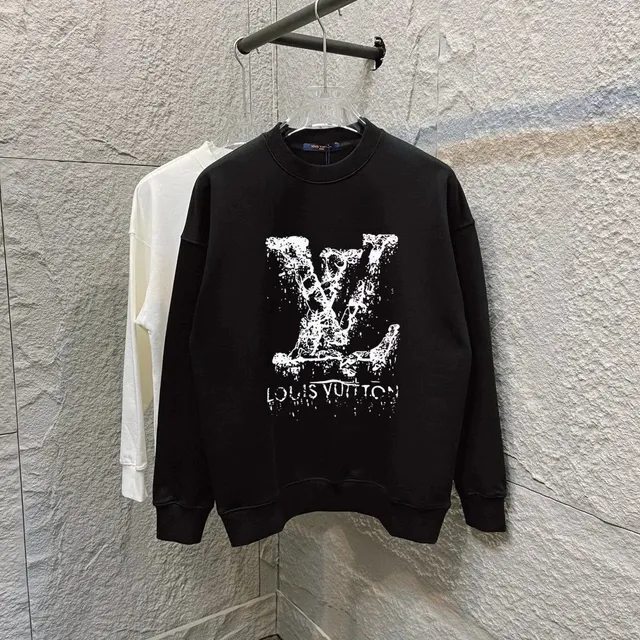 Louis Vuitton Crewneck Sweatshirt Distressed LV Logo