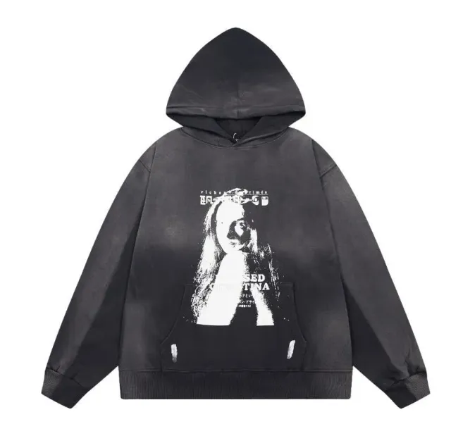 Er817 hoodie dark gray