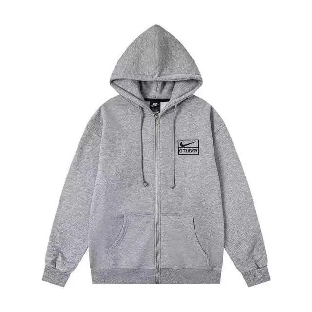 Stüssy Zip-Up Hoodie Nike Stussy Logo