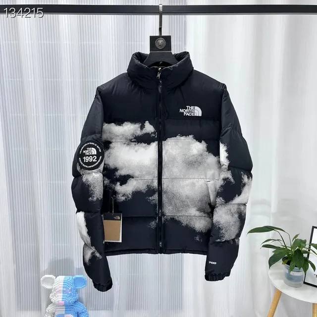 The North Face Nuptse Jacket Cloud Print