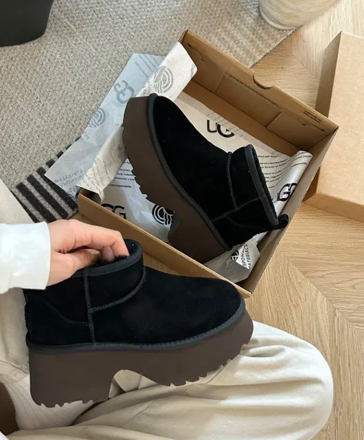 UGG Platform Mini Boot Suede