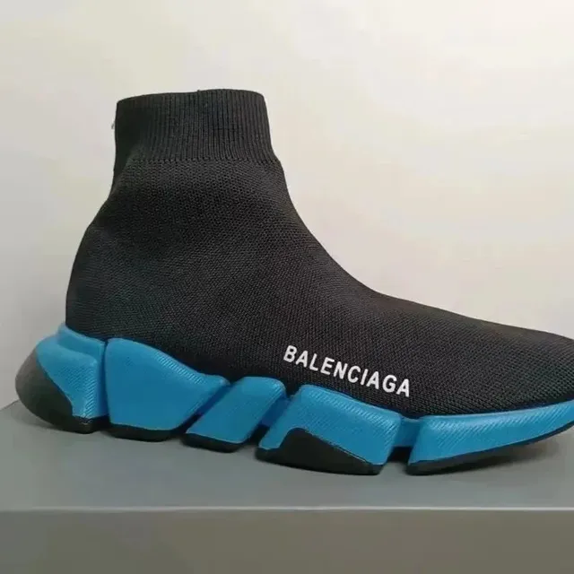 Balenciaga Speed Trainer Black Blue
