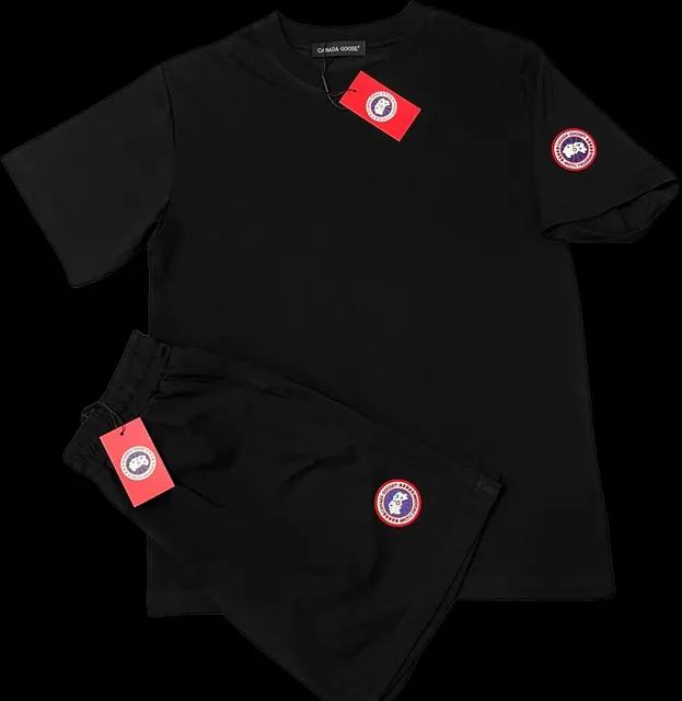 Canada Goose T-Shirt and Shorts Set Arctic Program Logo