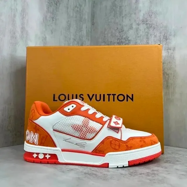 Louis Vuitton LV Trainer Monogram Orange