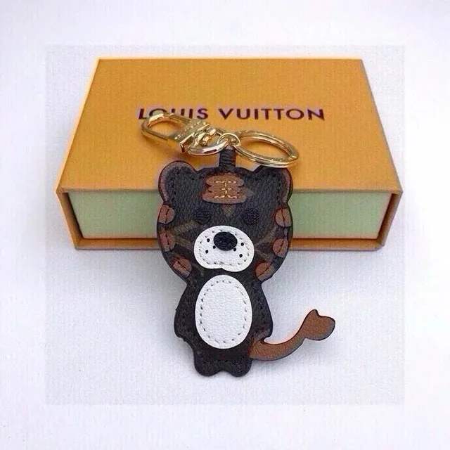 Louis Vuitton Tiger Keychain Monogram Canvas