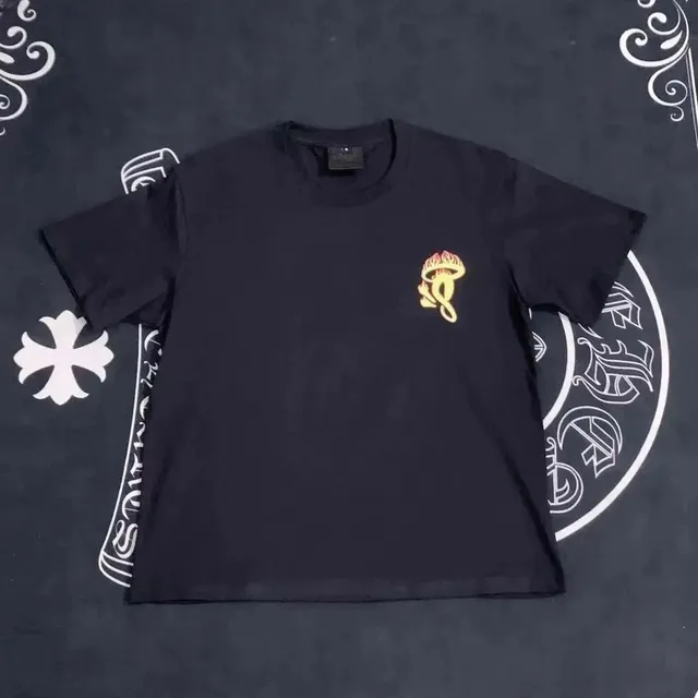 Chrome Hearts T-Shirt Flame Mushroom Graphic