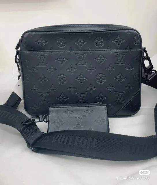 Louis Vuitton Monogram Shadow Messenger Black