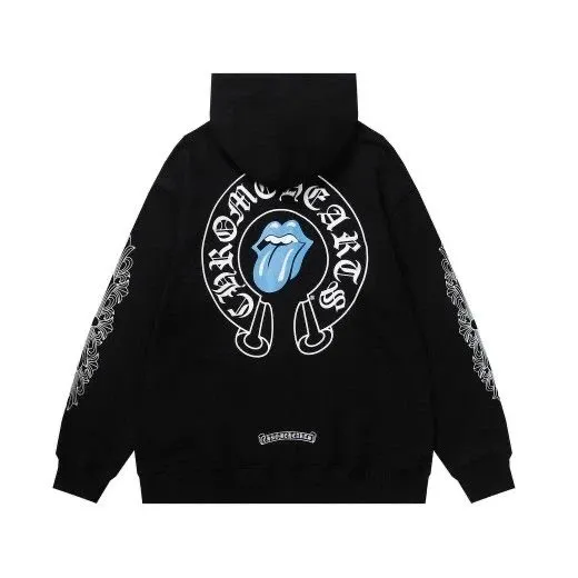 Chrome Hearts Hoodie Rolling Stones Tongue