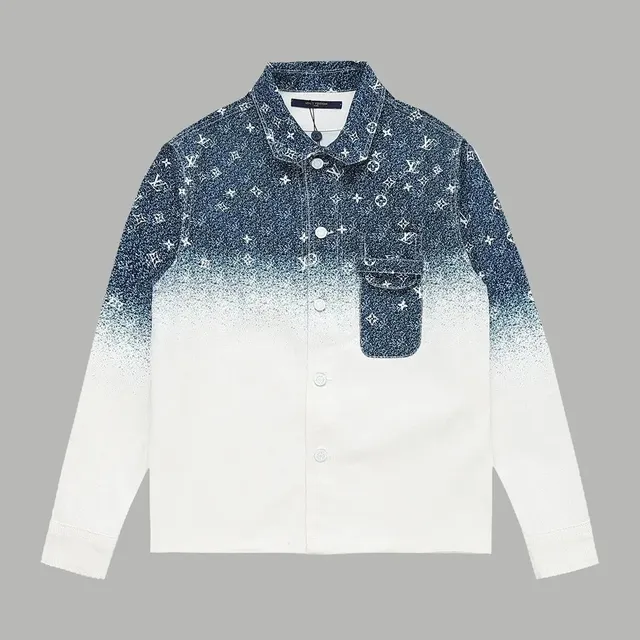 Louis Vuitton Denim Shirt Monogram Gradient