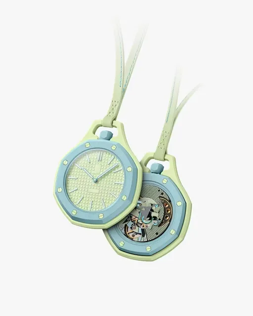 Audemars Piguet Royal Oak Mint Green Dial with Blue Bezel
