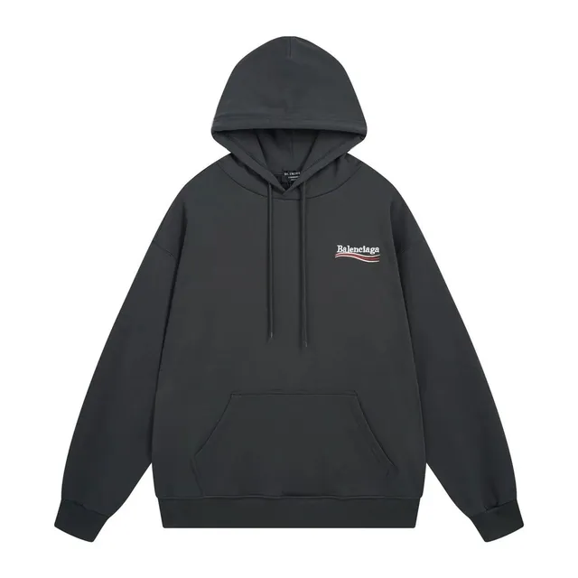 Balenciaga Logo Hoodie Classic Wave Logo